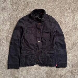 EDC BY ESPRIT CHARCOAL MOTO JACKET